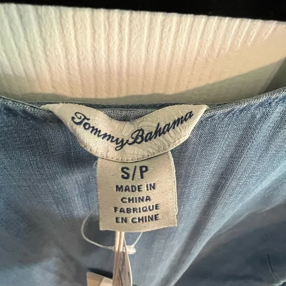 NWT Tommy Bahama All Day Chambray Dress - Picture 5 of 9